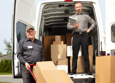 Careful furniture handling during a home relocation