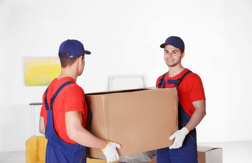 Packing and loading boxes for a move near The Hale