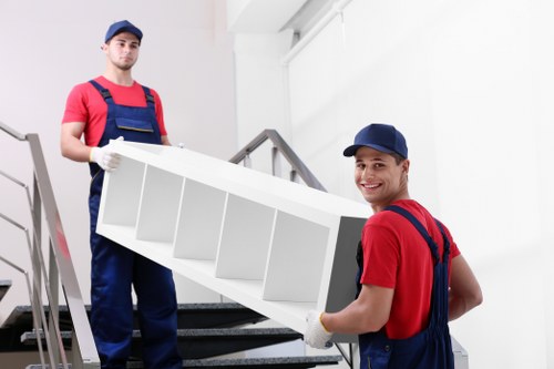 Public liability insurance concept for a moving service in The Hale