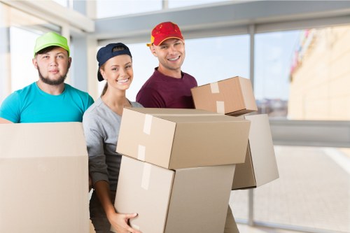 Packing and loading items for removals in The Hale