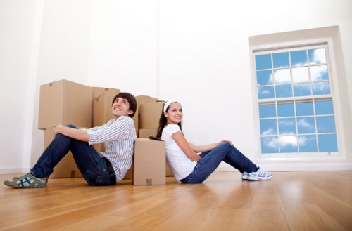 Removals van service in The Hale for local home moves