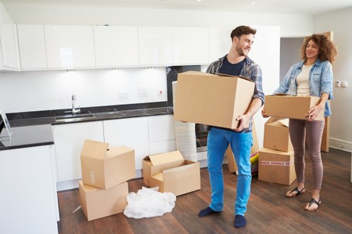 Commercial relocation with a local removal van in The Hale