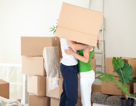 A careful local packing team working in a The Hale property