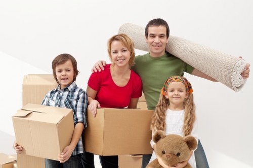 Professional movers handling access challenges in The Hale