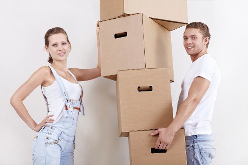 Loading furniture for a home or office move in The Hale